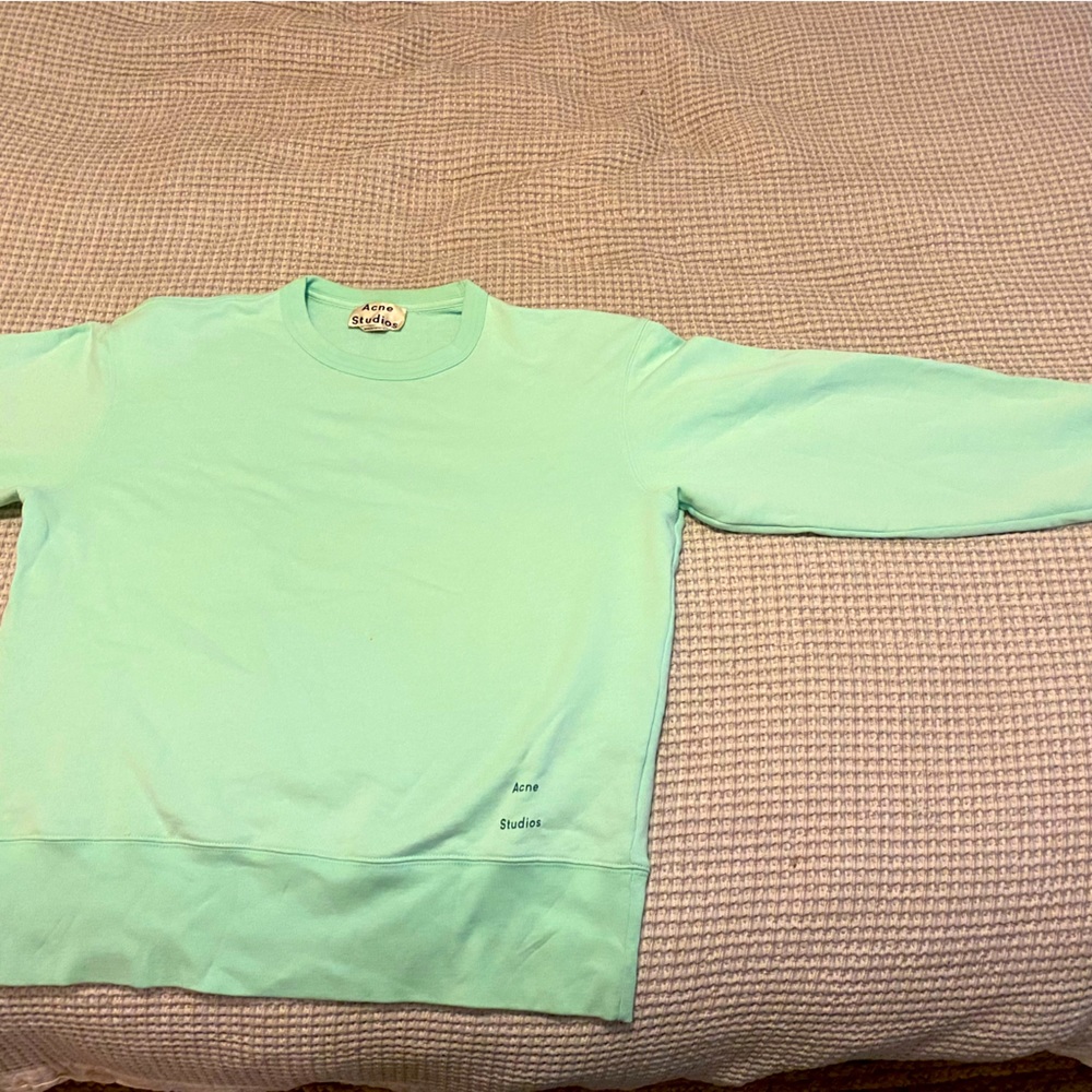 Mens Acne Studios Mint Green Sweater